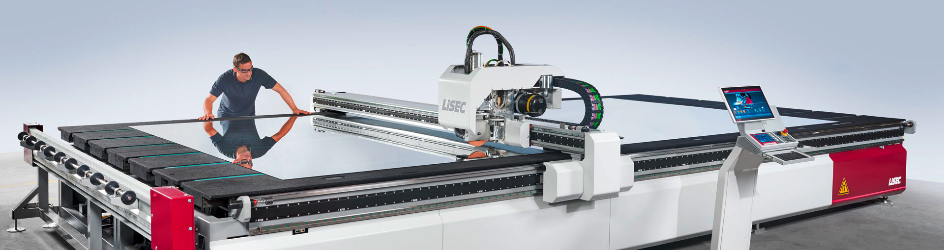 Automatic glass cutting machine LiSEC SprintCut